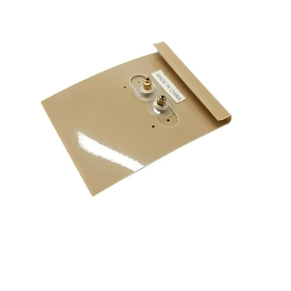 Coldwater Creek NOS Gold Tone Hammered Donut Dangle Earrings - Picture 4 of 4